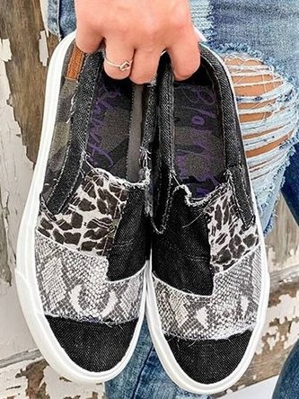Onavia | Patchwork Slip-On Sneakers
