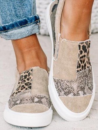 Onavia | Patchwork Slip-On Sneakers