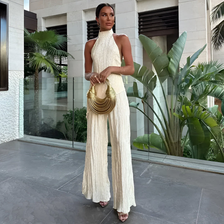 Luchie | Chic Elegant Halter Set