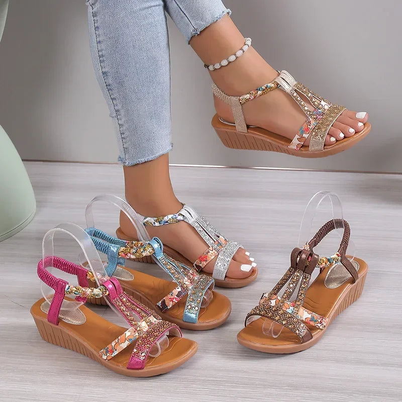 Khate | Boho Chic Flat Sandals