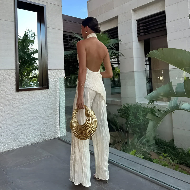 Luchie | Chic Elegant Halter Set