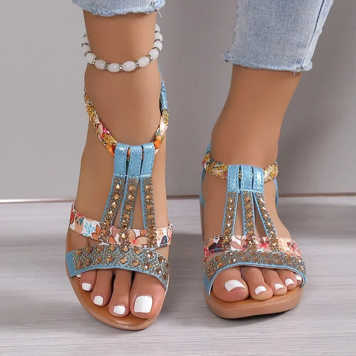 Khate | Boho Chic Flat Sandals