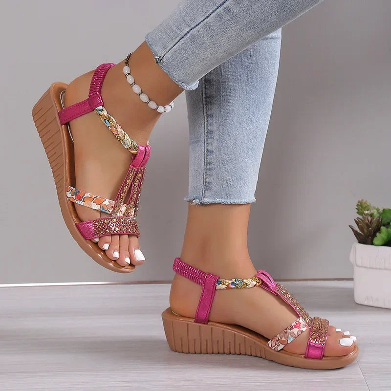 Khate | Boho Chic Flat Sandals
