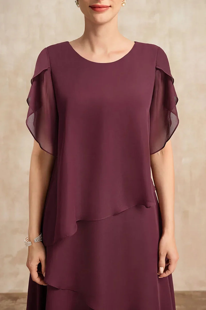 Khloe | Layered Midi Occasion Dress