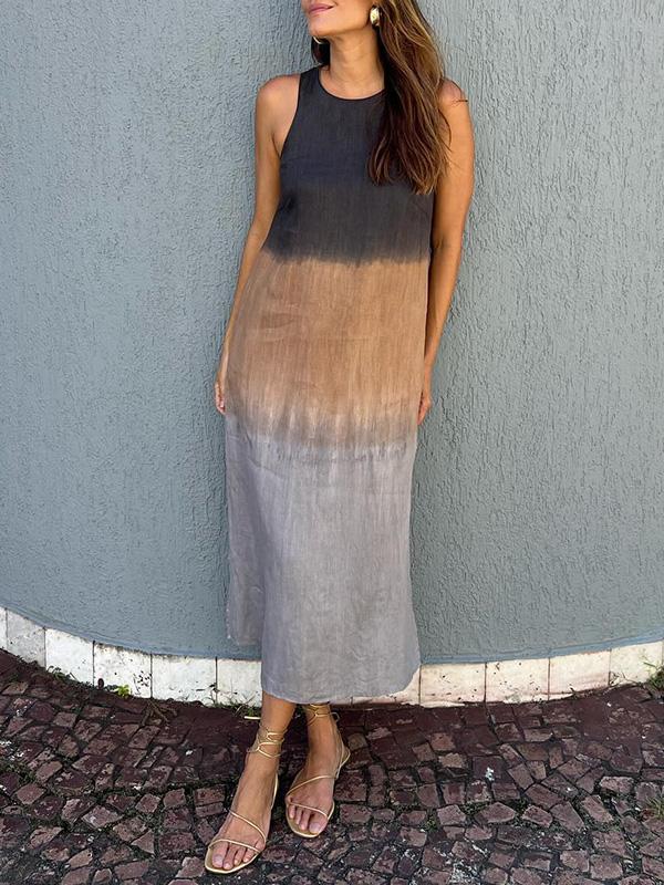 Lake | Casual Gradient Dress