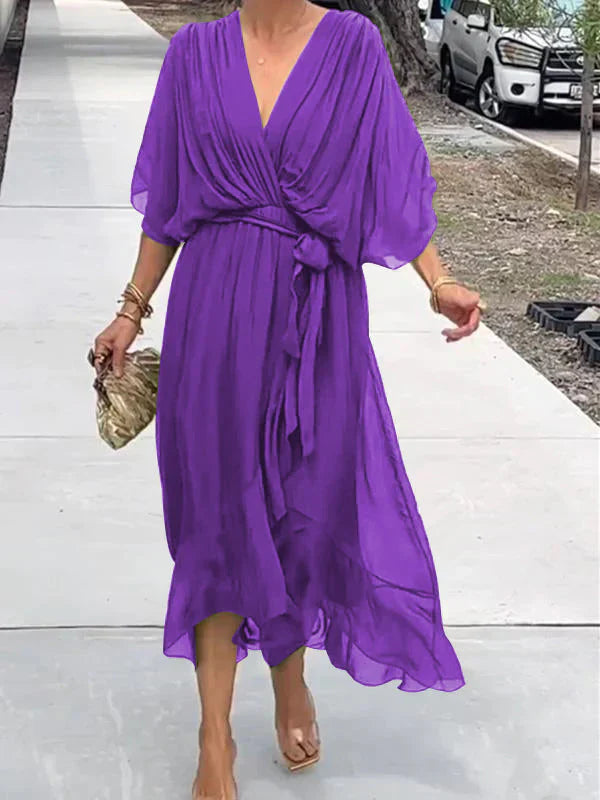 Ramila | V-Neck Flowy Dress