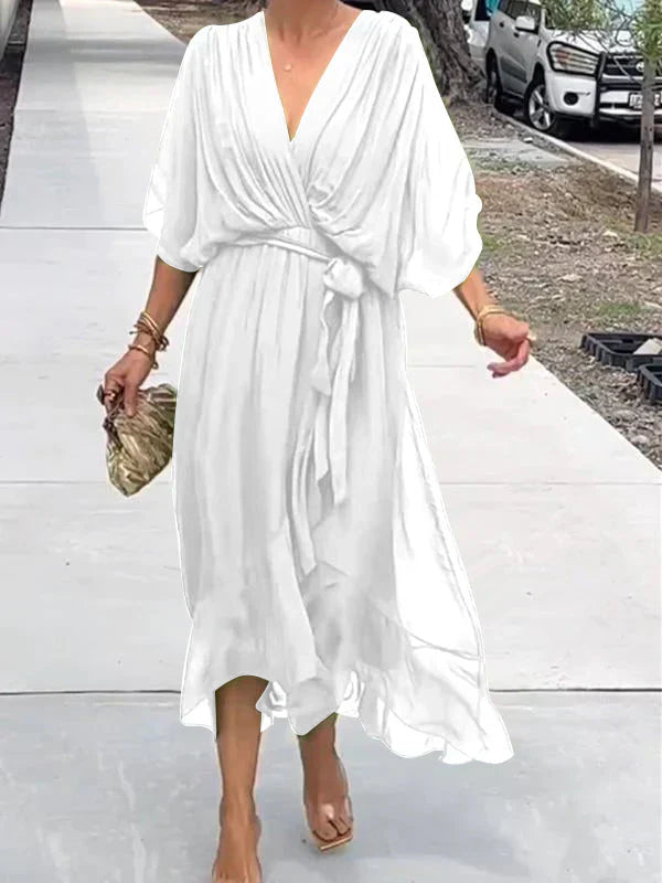 Ramila | V-Neck Flowy Dress