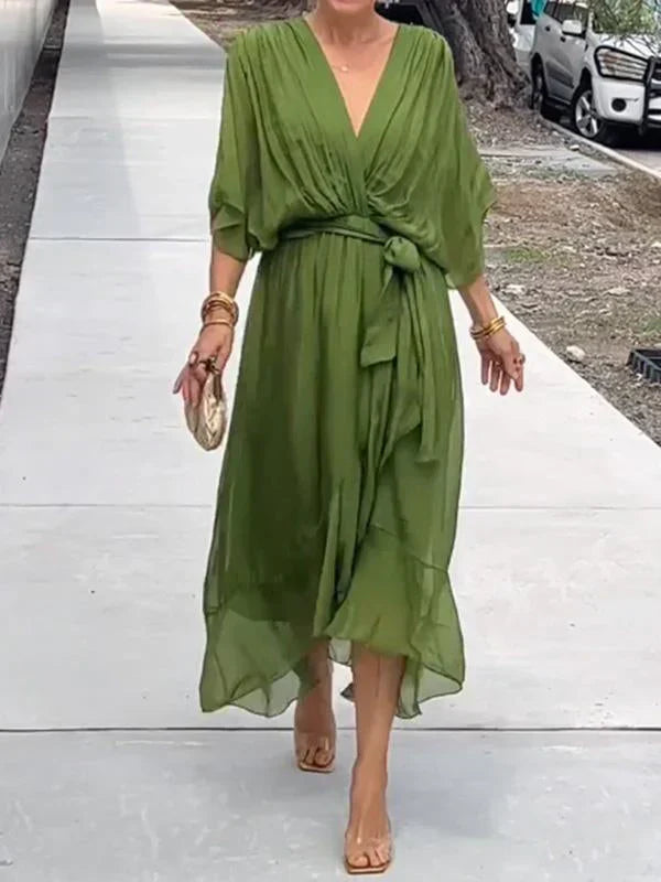 Ramila | V-Neck Flowy Dress