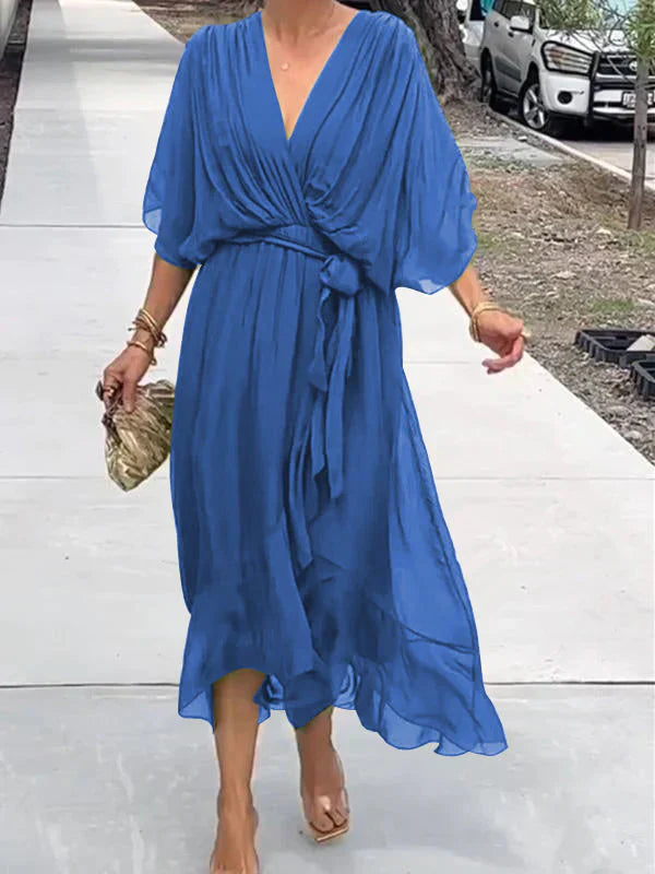 Ramila | V-Neck Flowy Dress