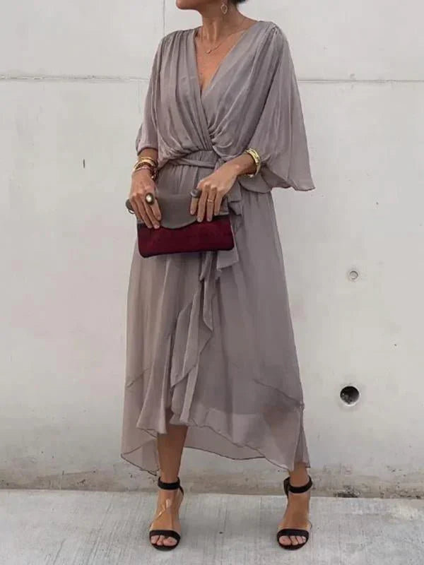 Ramila | V-Neck Flowy Dress