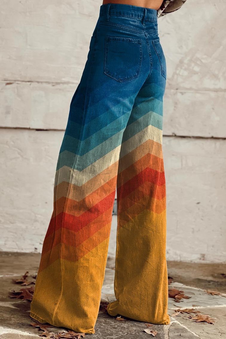 Clarisse | Boho Rhythm Wide-Leg Pants