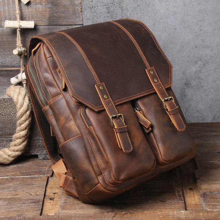 Jonathan | Vintage Buckle Backpack