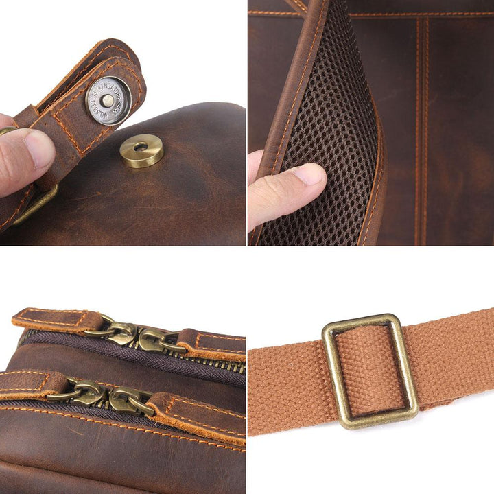 Jonathan | Vintage Buckle Backpack