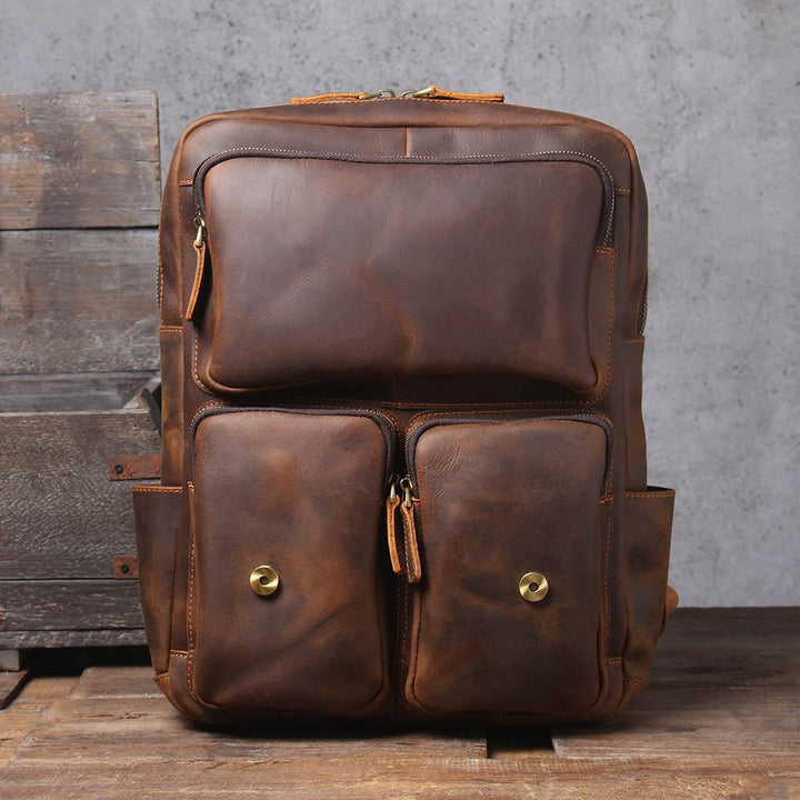 Jonathan | Vintage Buckle Backpack