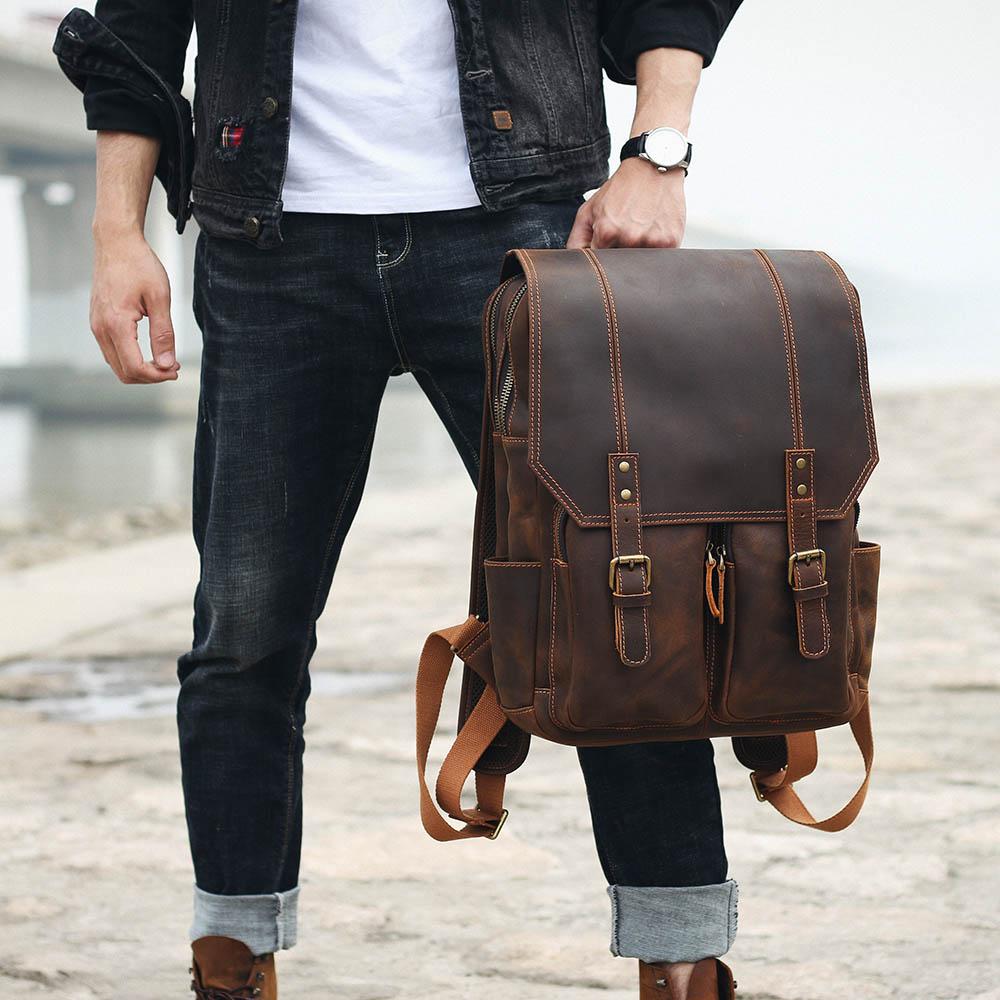 Jonathan | Vintage Buckle Backpack