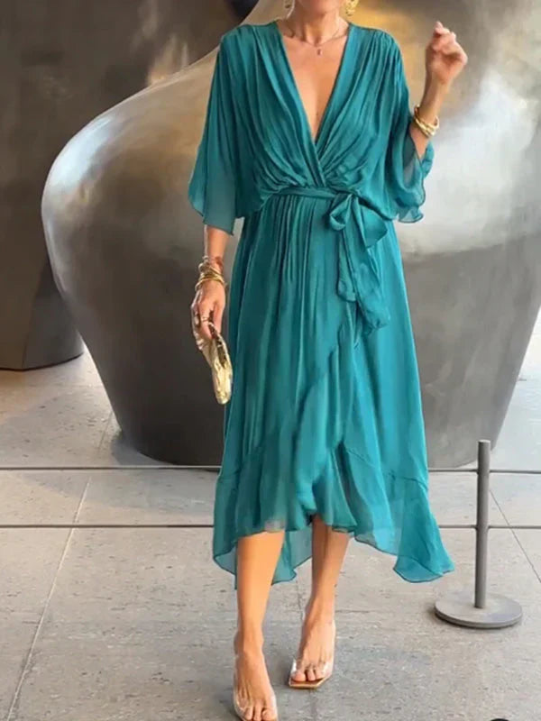 Ramila | V-Neck Flowy Dress