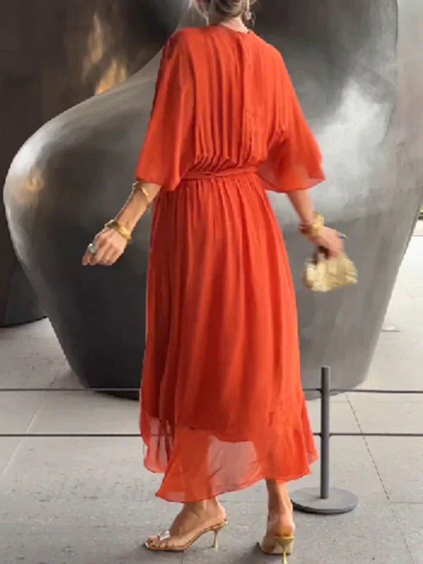 Ramila | V-Neck Flowy Dress
