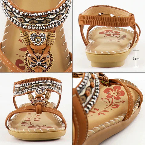 Eilish | Sandals with Elastic Band & Soft Platform