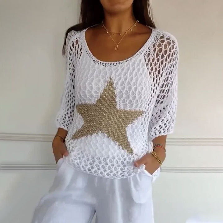 Natasha | Boho Lace Cover Up Blouse