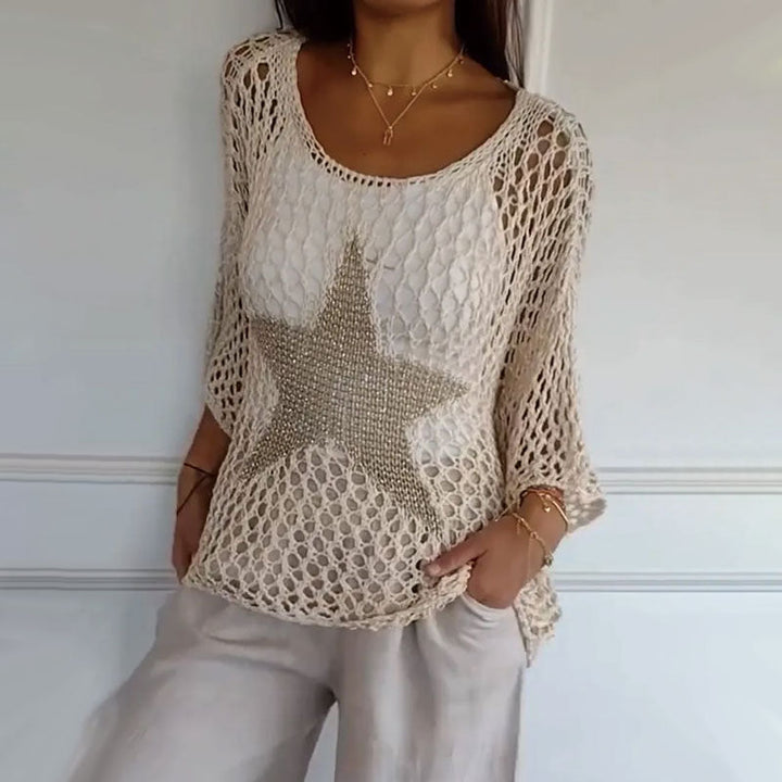 Natasha | Boho Lace Cover Up Blouse