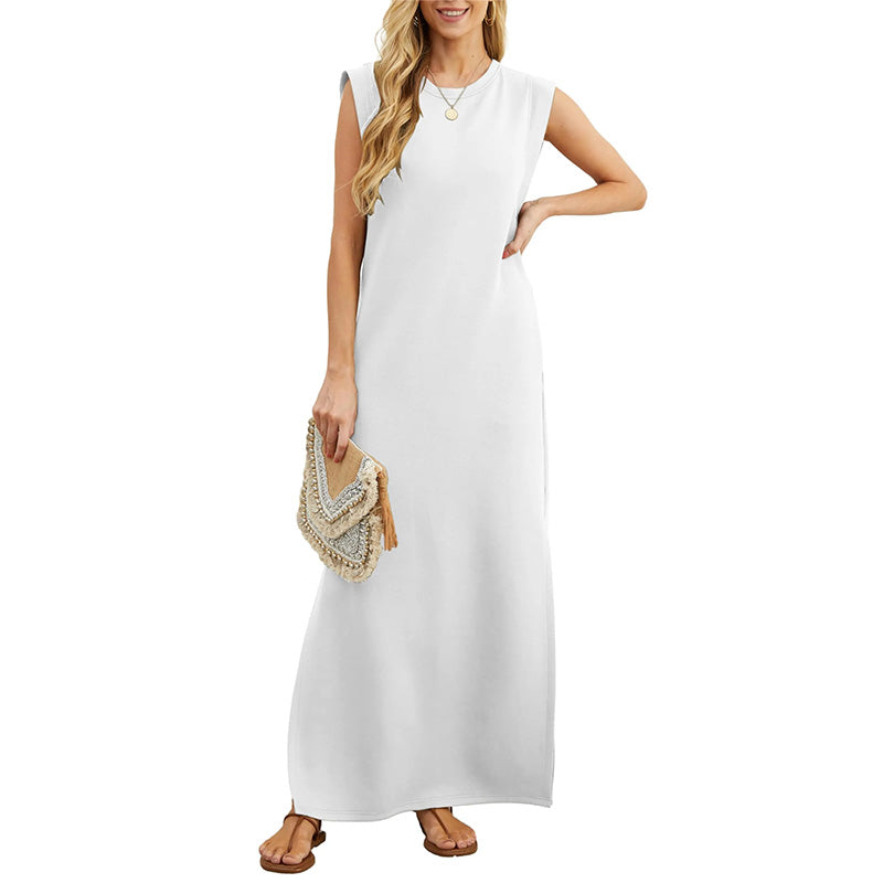 Kinsley | Sleeveless Casual Maxi Dress