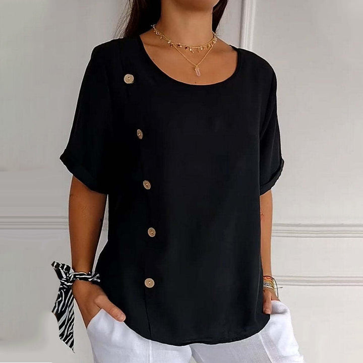 Jellian | Side Button Blouse