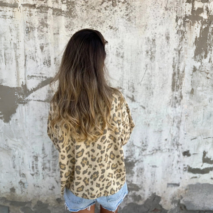 Leonor | Printed Shirt with Collar and Long Sleeves