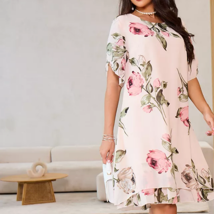 Claire | Layered Floral Dress