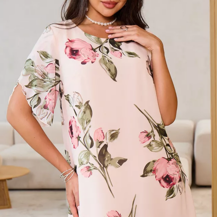 Claire | Layered Floral Dress