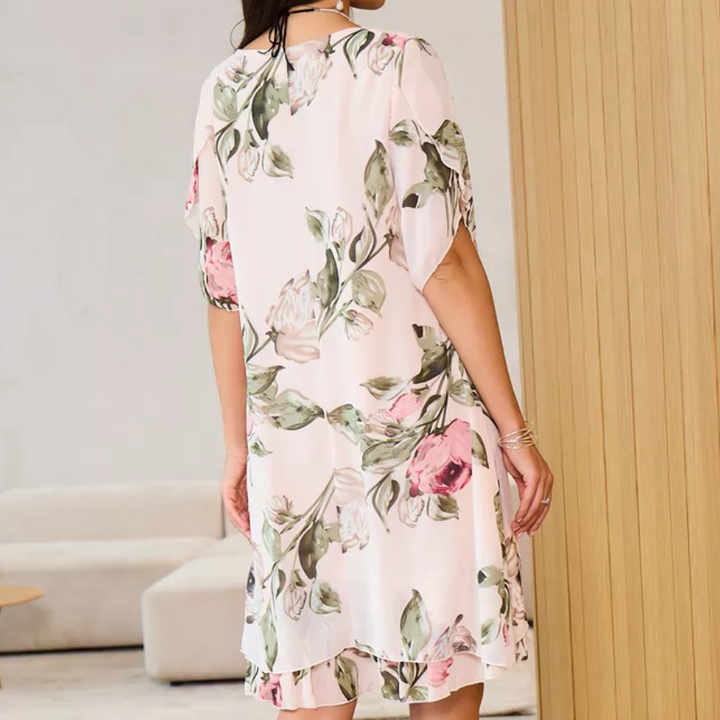 Claire | Layered Floral Dress