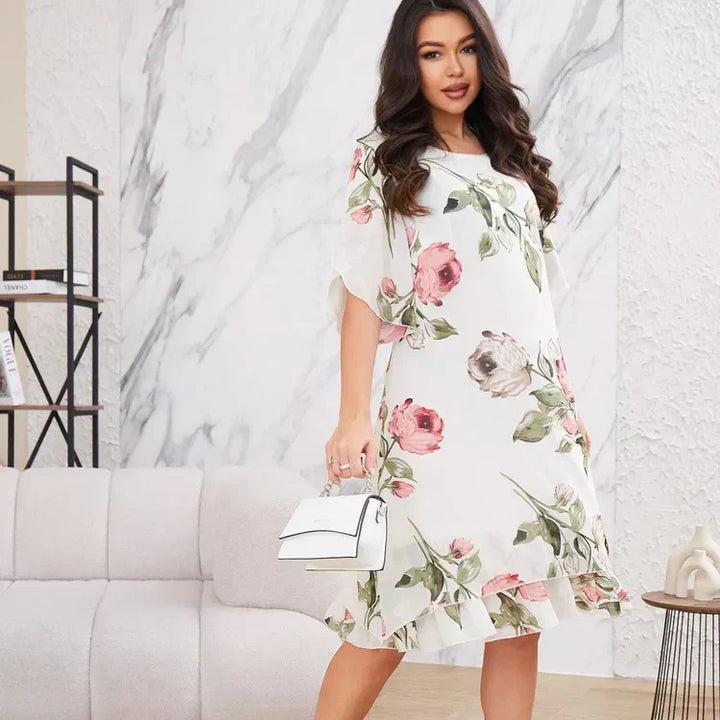 Claire | Layered Floral Dress