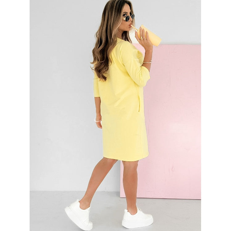Lyka | Everyday 3/4 Sleeve Dress with Pockets