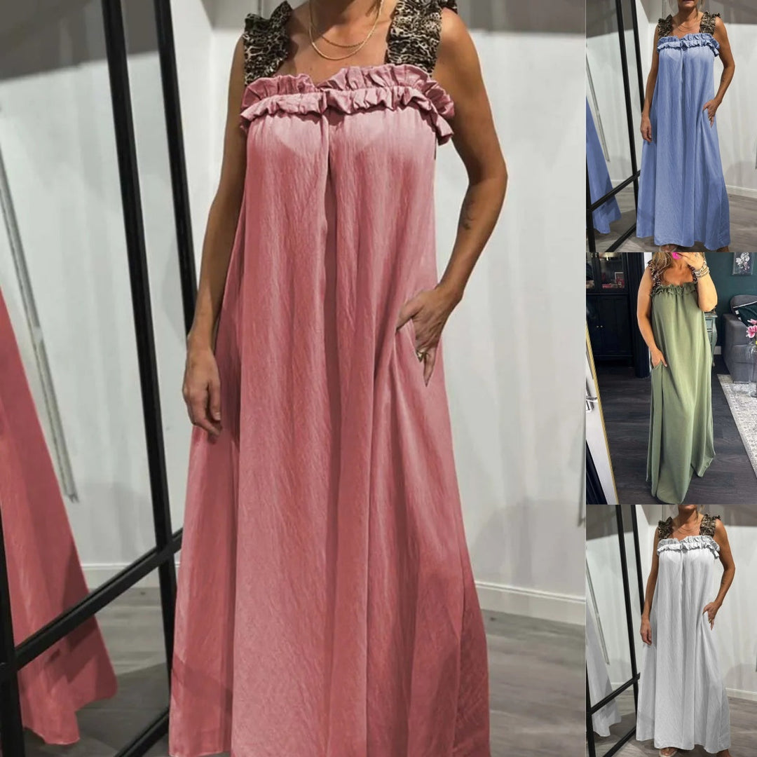 Maybel | Casual Sleeveless Maxi Dress with Pockets