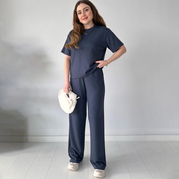 Nyla | Casual Top and Drawstring Pants Set