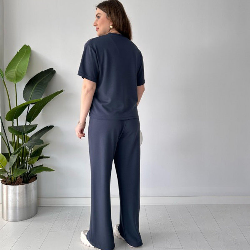 Nyla | Casual Top and Drawstring Pants Set