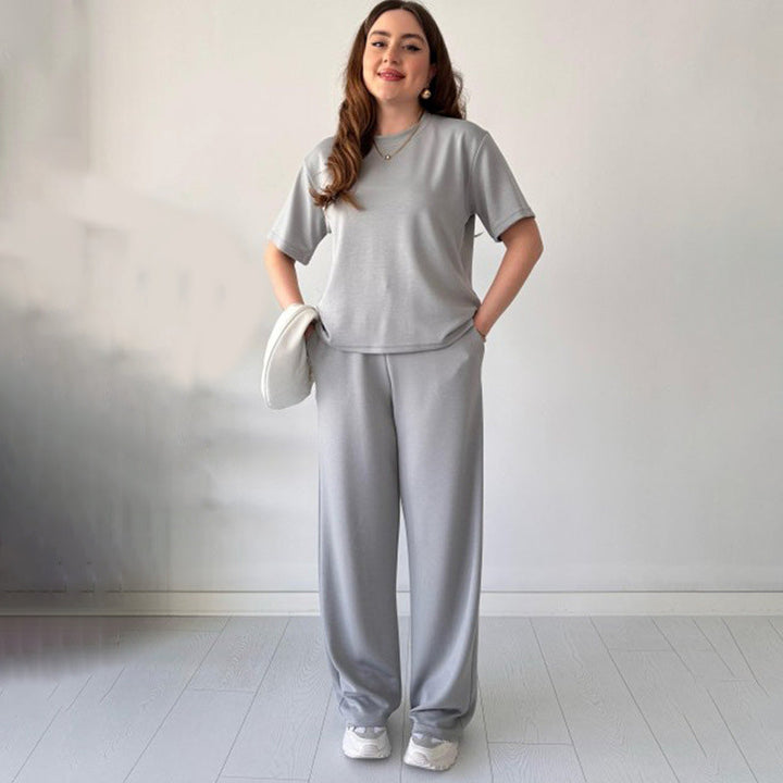 Nyla | Casual Top and Drawstring Pants Set