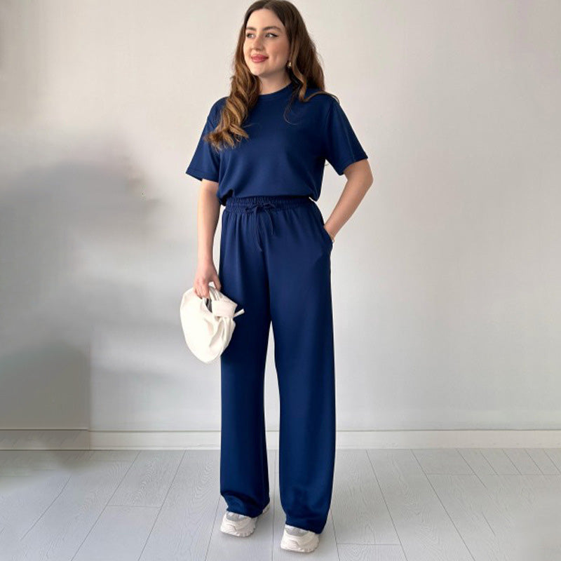 Nyla | Casual Top and Drawstring Pants Set
