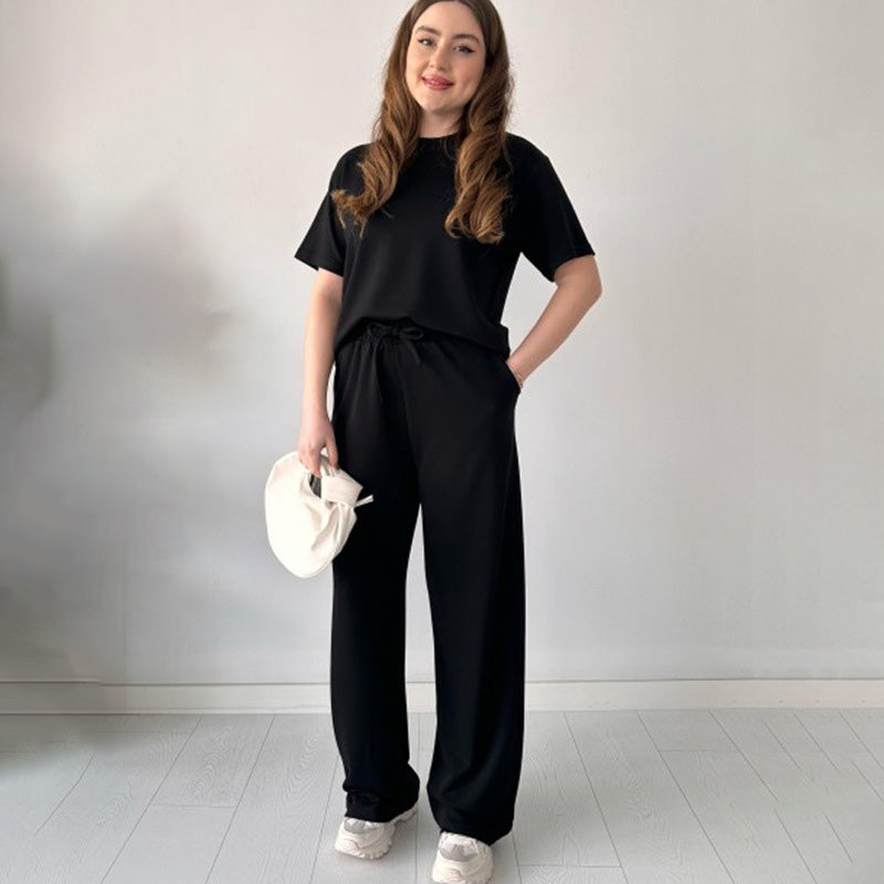 Nyla | Casual Top and Drawstring Pants Set