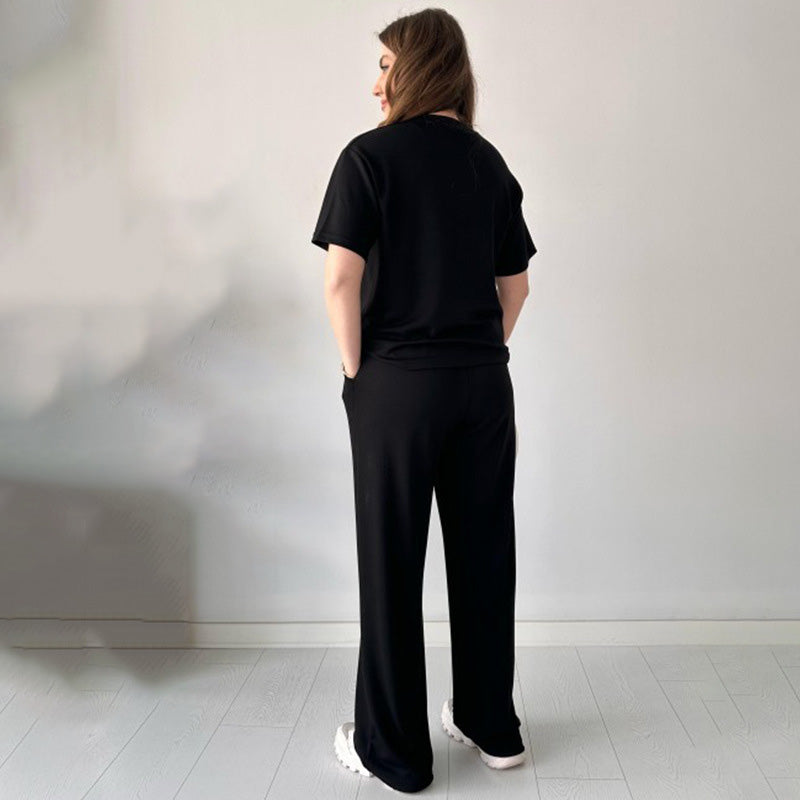 Nyla | Casual Top and Drawstring Pants Set