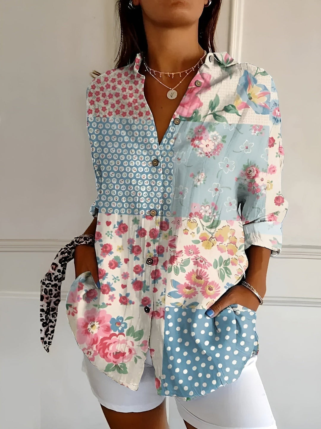 Rona |  Casual Printed Blouse