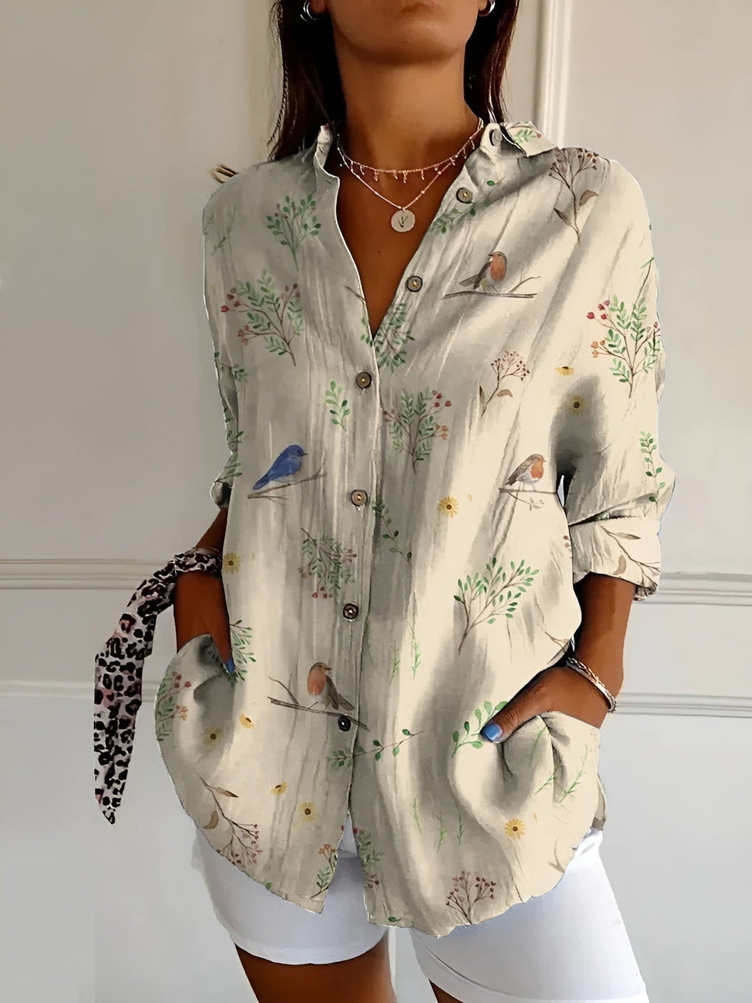 Rona |  Casual Printed Blouse