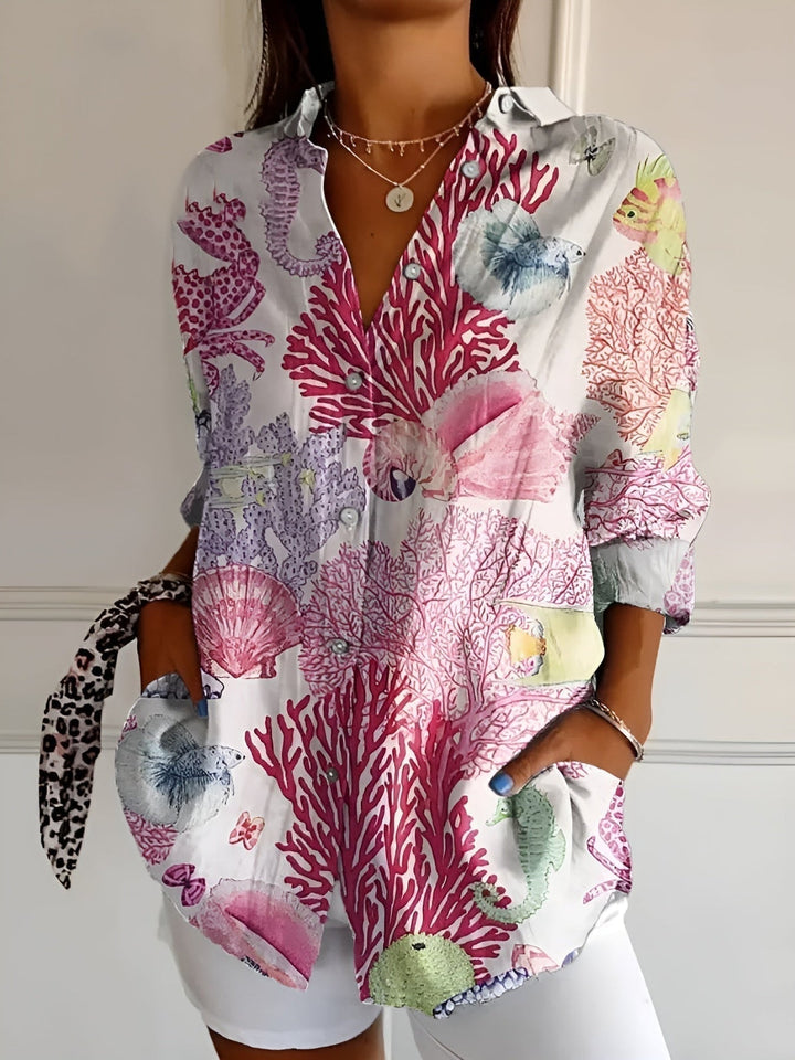 Rona |  Casual Printed Blouse
