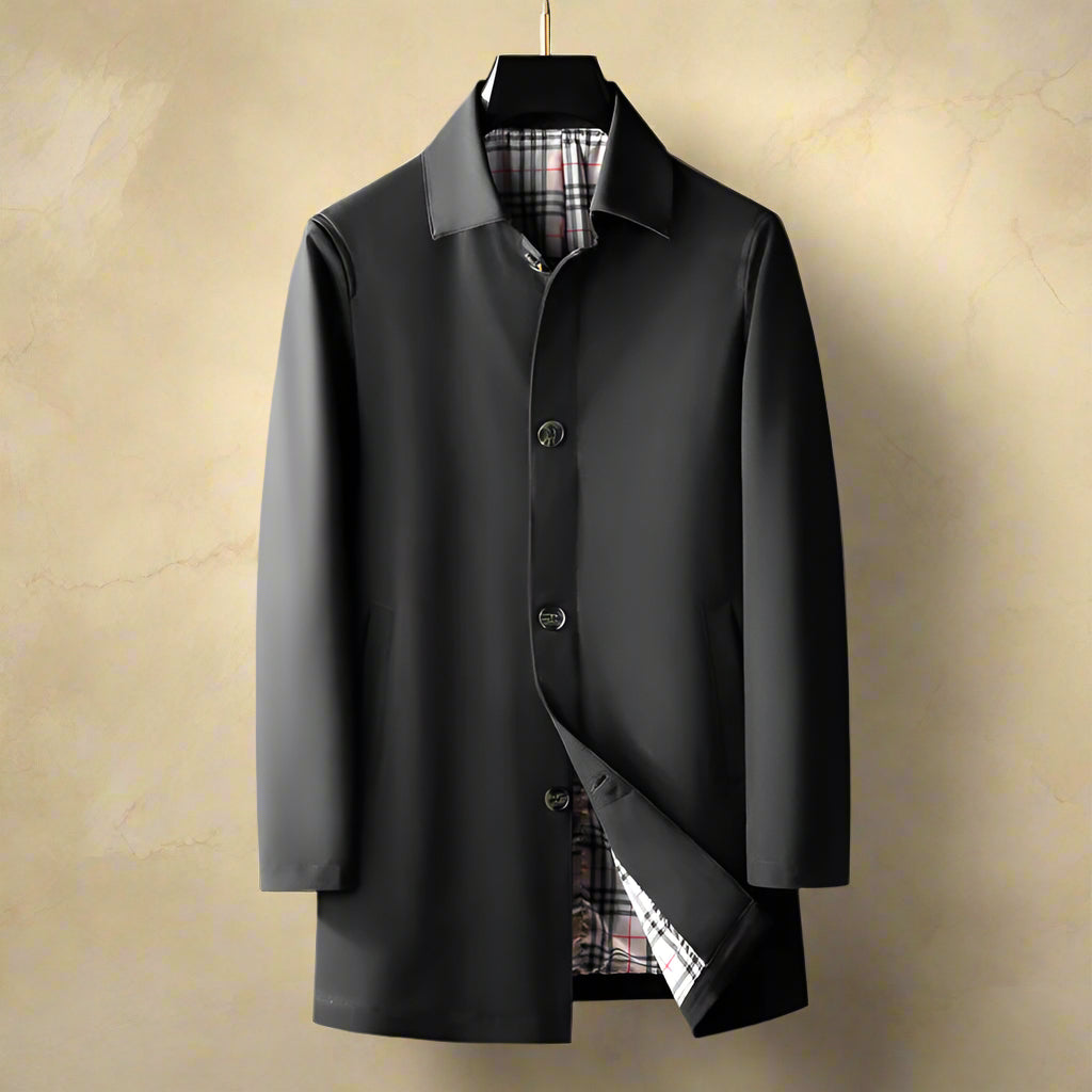 Xander | Turn Down Collar Coat